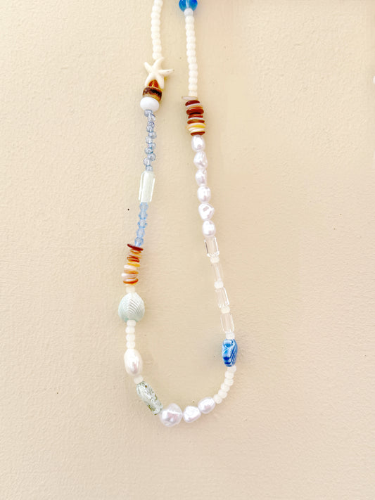 Caracola Pearl Shell Necklace.