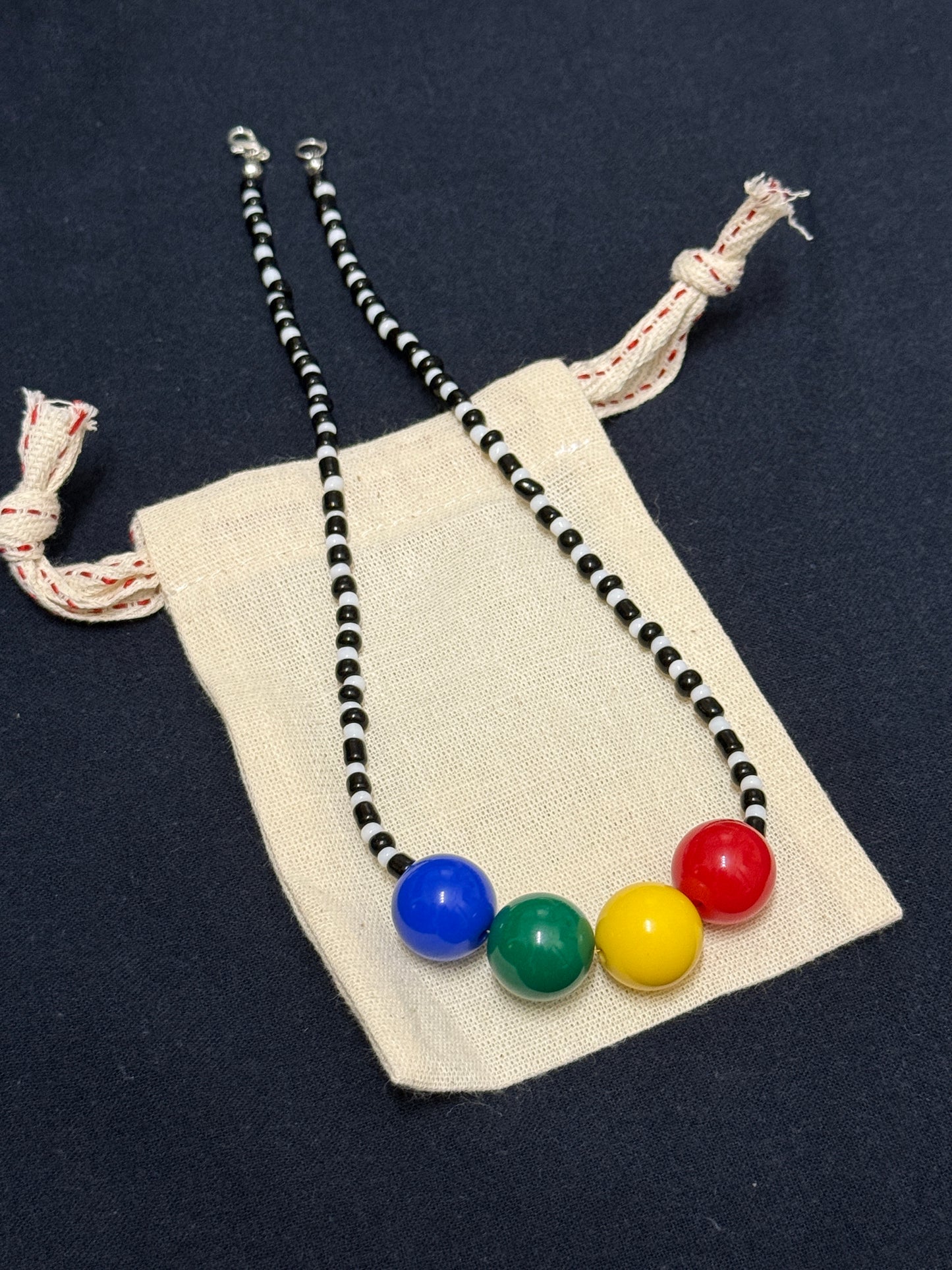 π Bold Glow Necklace β Because confidence looks best in color