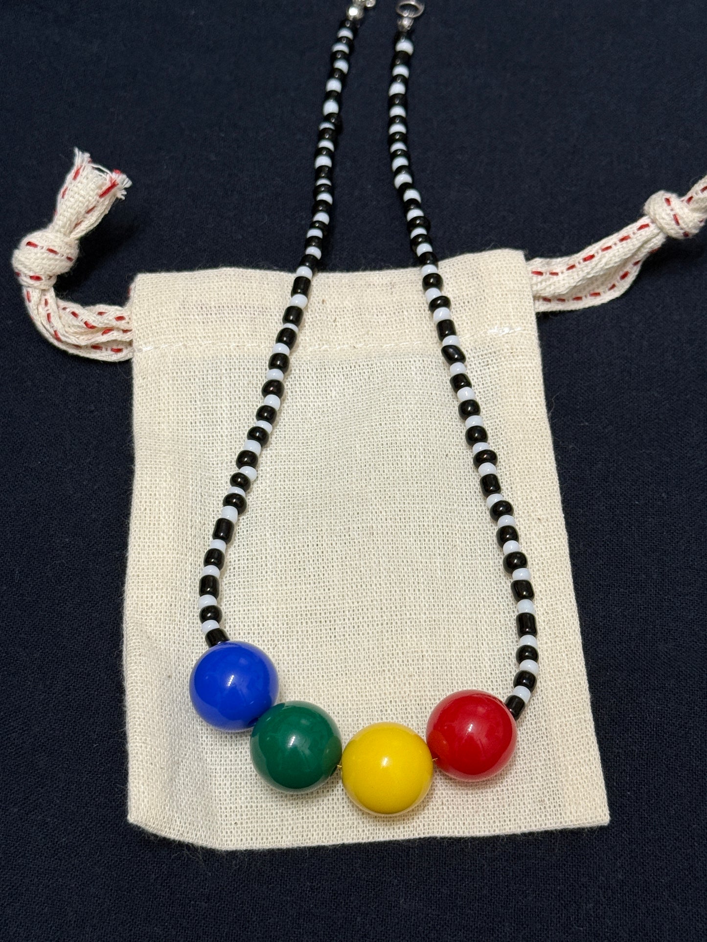 π Bold Glow Necklace β Because confidence looks best in color