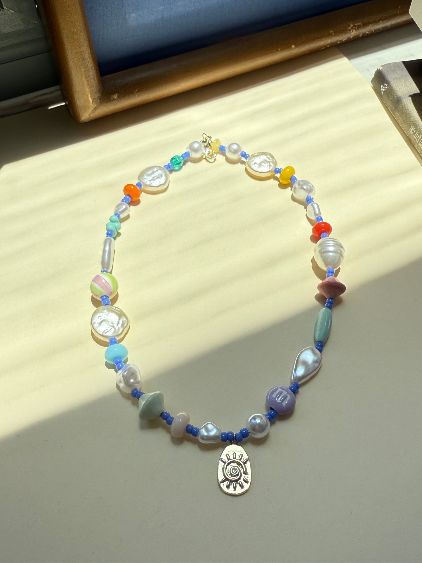 Macaron-Inspired Pastels Beaded Necklace