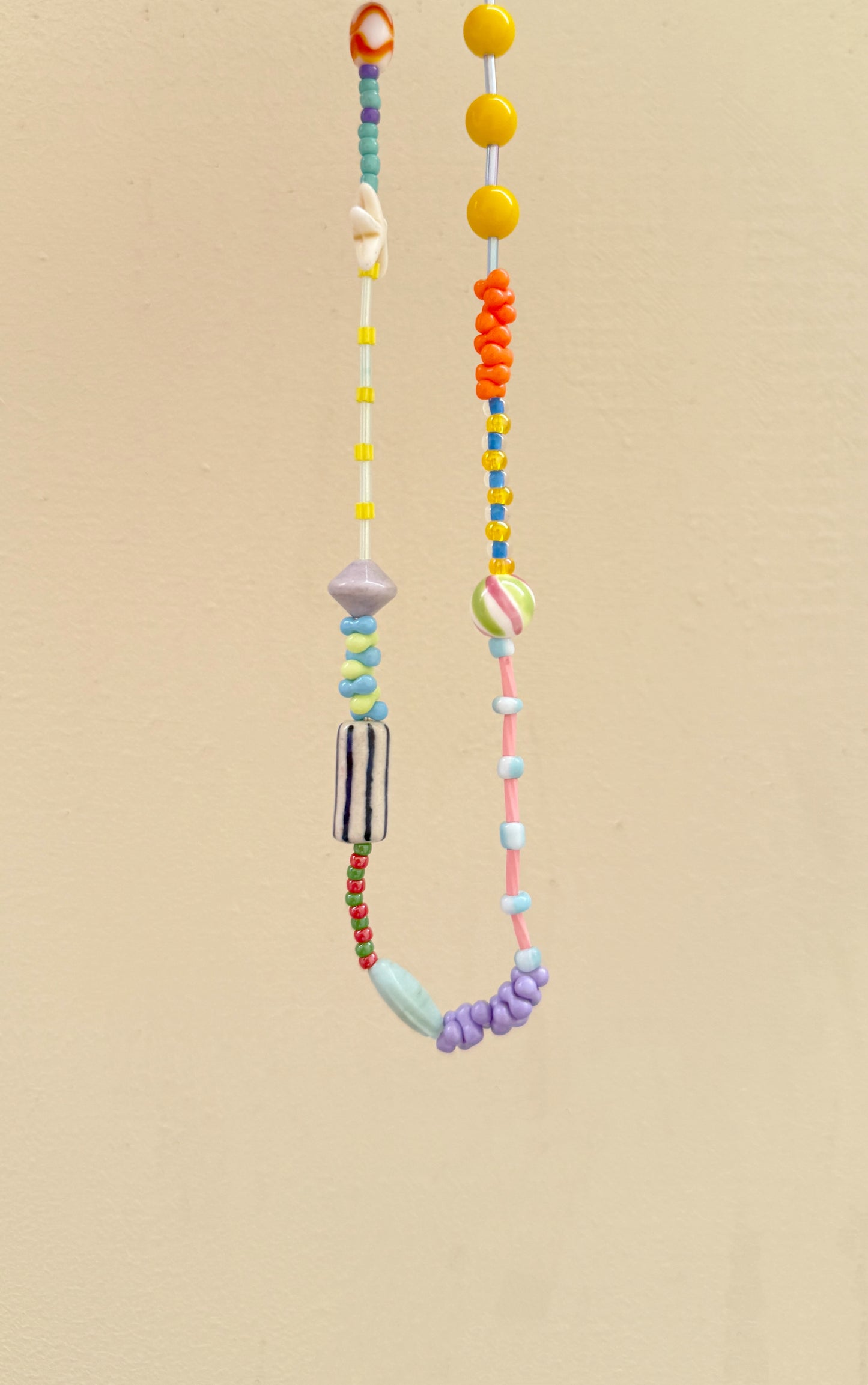 Bright Spring Beads Necklace – Colorful, Playful & Handmade