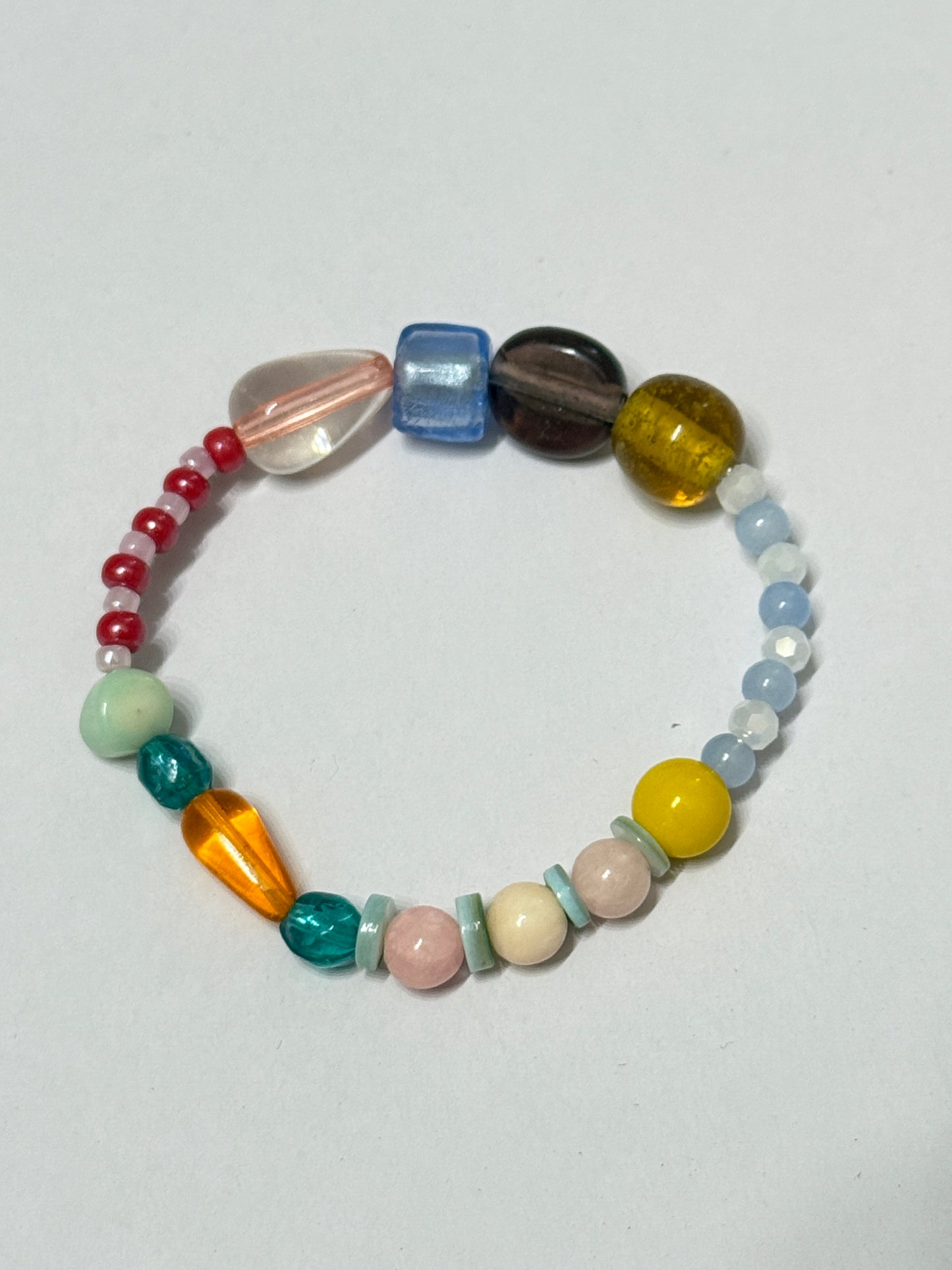 Golden Calm Beaded Bracelet – Soft Tones & Tiger Eye Energy