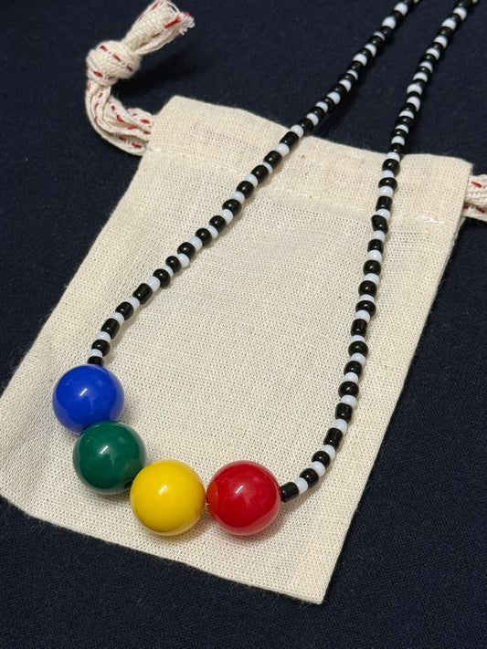 🌈 Bold Glow Necklace – Because confidence looks best in color
